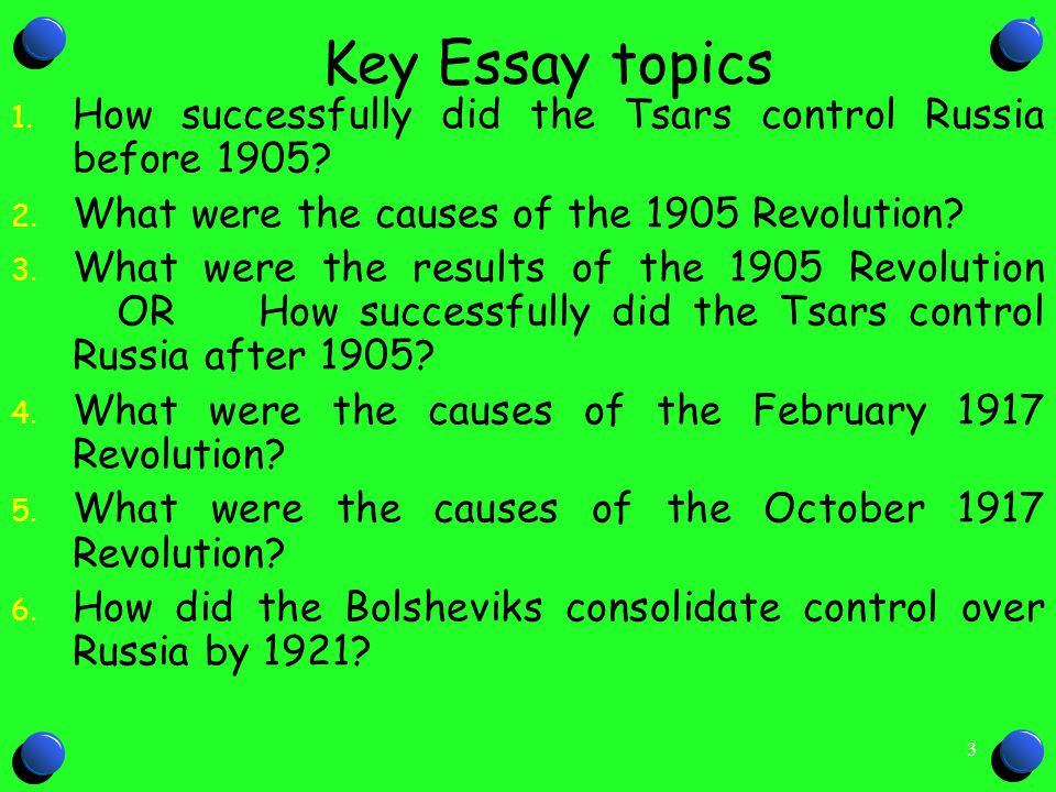 Reasons for russian revolution essay